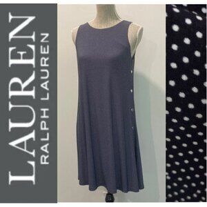Lauren Ralph Lauren Navy Patterned Dress